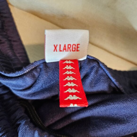 Kappa Unisex Dark Blue Classic Track Pants - Size XL(W) M(M) - Picture 5 of 6